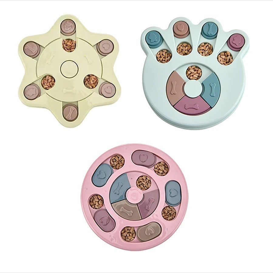 Dog Puzzle Toys Increase IQ Interactive Slow Dispensing Feeding Dog Training Games Feeder For Small Medium Dog Pet Training T