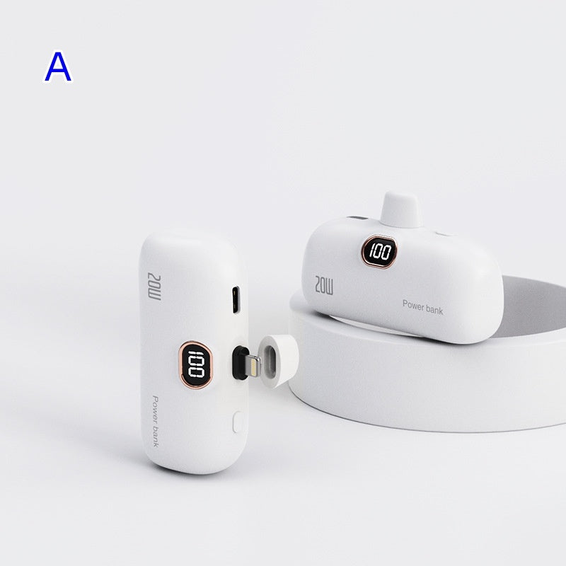 New Pocket Wireless Capsule Power Bank Compact Portable Power Source Power Bank 330b8acc f9a5 403d 8e84 f64d58dcd247