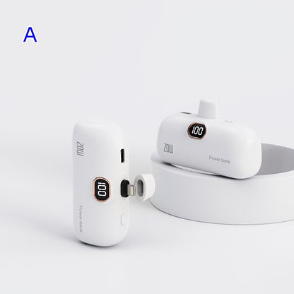 New Pocket Wireless Capsule Power Bank Compact Portable Power Source Power Bank 330b8acc f9a5 403d 8e84 f64d58dcd247