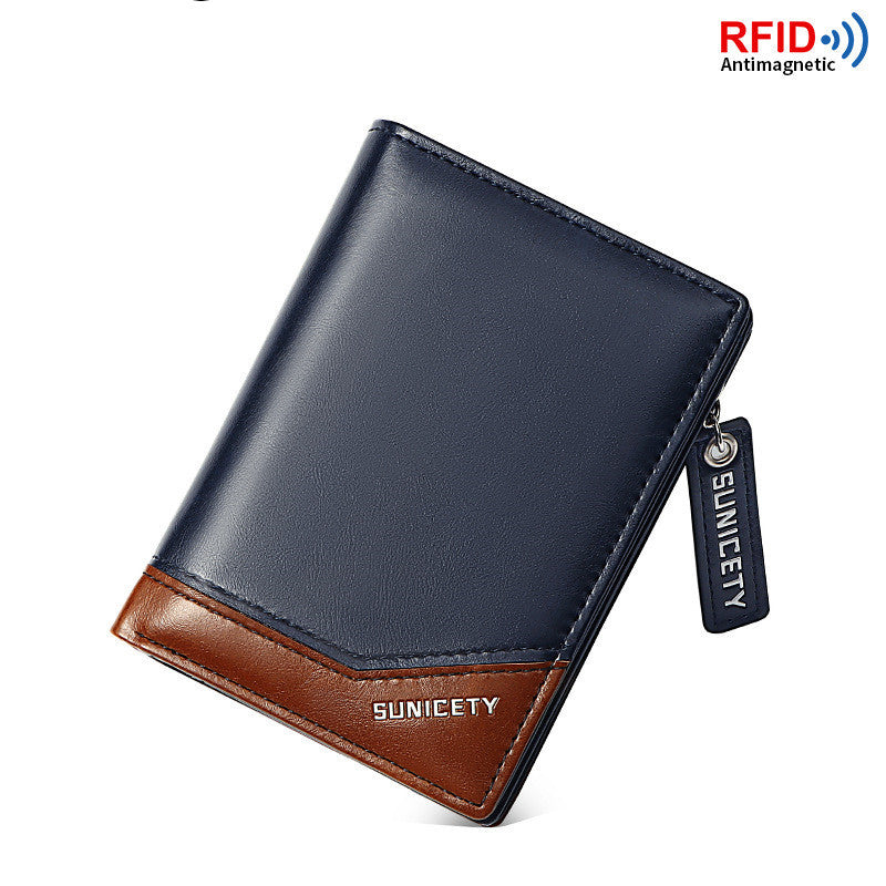 PU Leather Multifunctional Zipper Short Men's Wallet 330d24b2 72eb 4f48 bdf2 02d270d74ba9