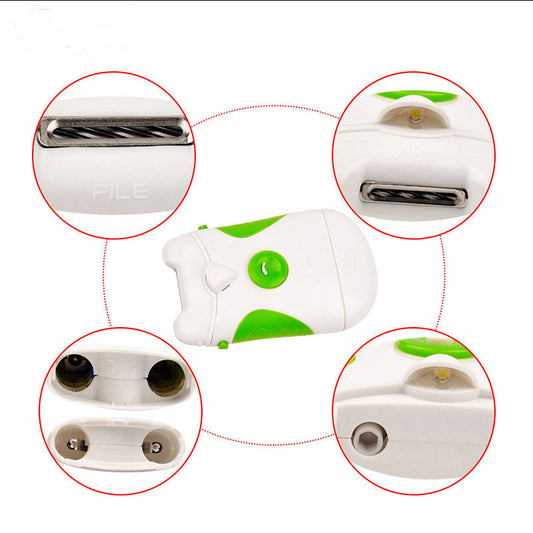 Electric Nail Trimmer and Nail File, Electronic Manicure Pedicure Tool, File and Trim Hand and Toe Nails Effortless 331387614
