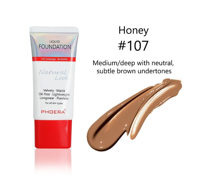 Matte, Silky, Tube Liquid Foundation, Ladies Products 3318685808424