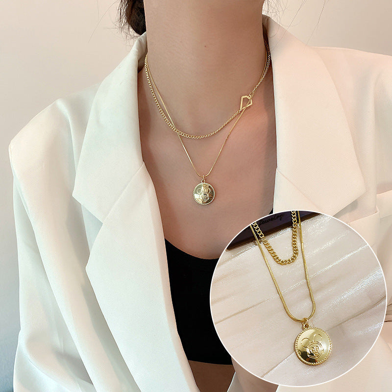 English Number Butterfly Xiaoman Waist Clavicle Necklace 331ad49b a3ed 4937 9ca8 6dcd23faed32