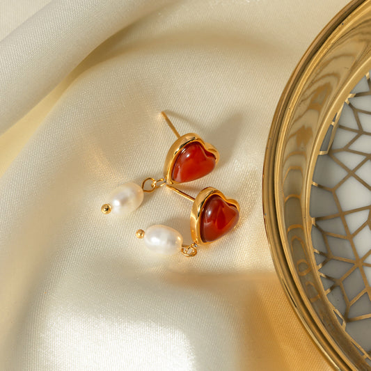 Sabina Pearl Heart Gold Earrings 331dff5f dd70 41aa ba03 4454b77e972e