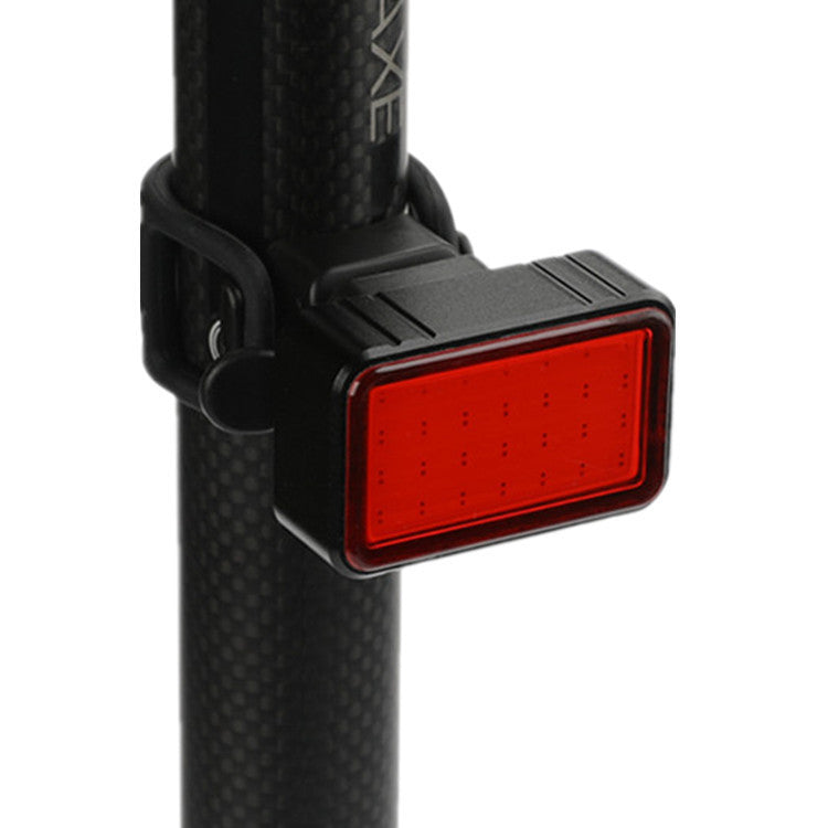Machfally USB charging smart sensor brake bicycle riding tail light mountain bike COB warning light 332096819899