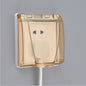 Waterproof Box Household Bathroom Adhesive Splash-proof Box Wall Switch Socket Protective Cover 33269991 819d 4de6 95f1 37f55