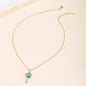 Fashion Diamond Planet Pendant Alloy Necklace For Women 3332d625 07ea 495a ba0e c3488119222f