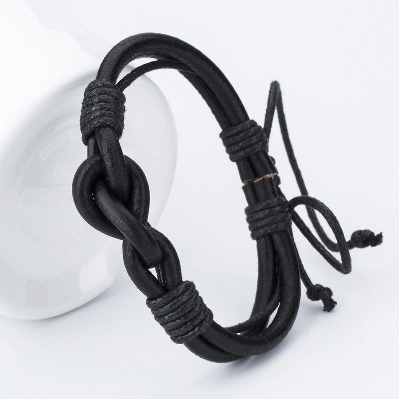 Multilayer leather bracelet 33349536937555