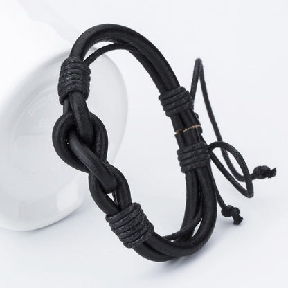 Multilayer leather bracelet 33349536937555