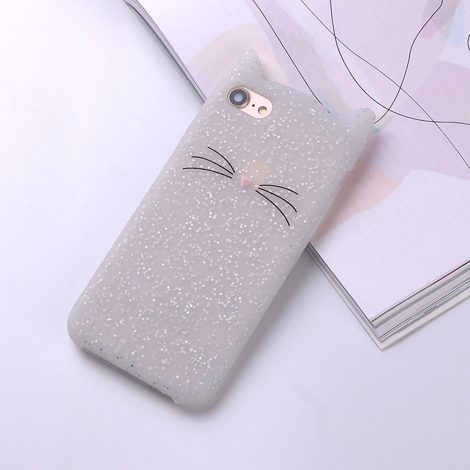 Cat ears and whiskers phone case 33381608956350