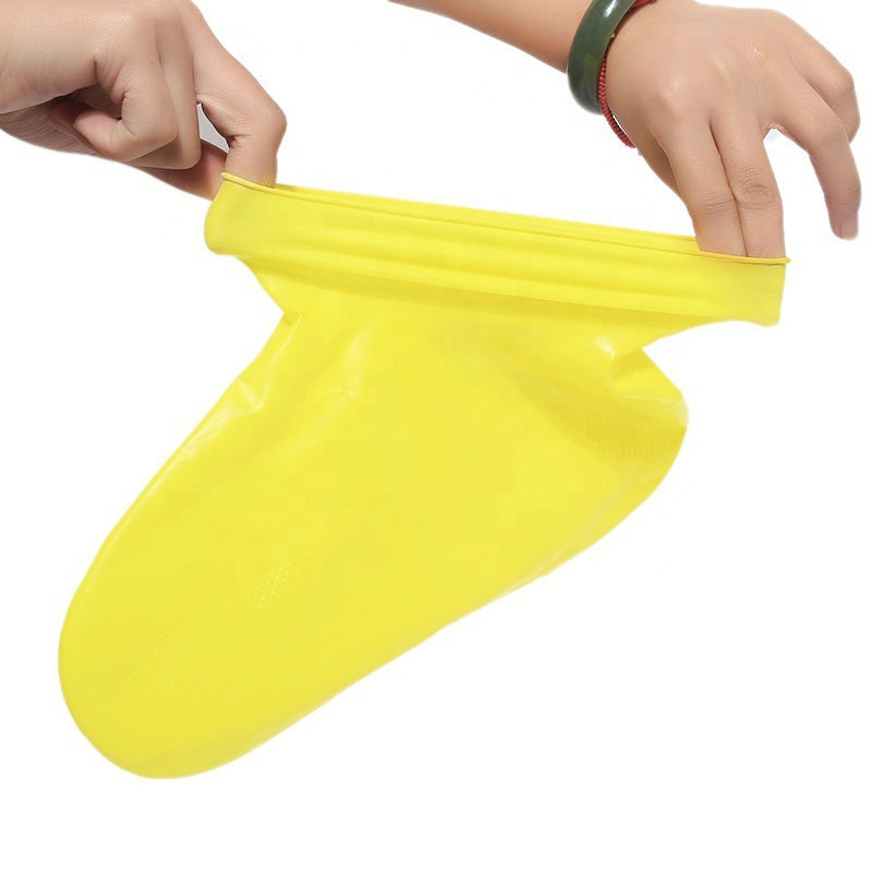 Men and women hiking slip wearable easy to carry silicone rain boots 3349136588883