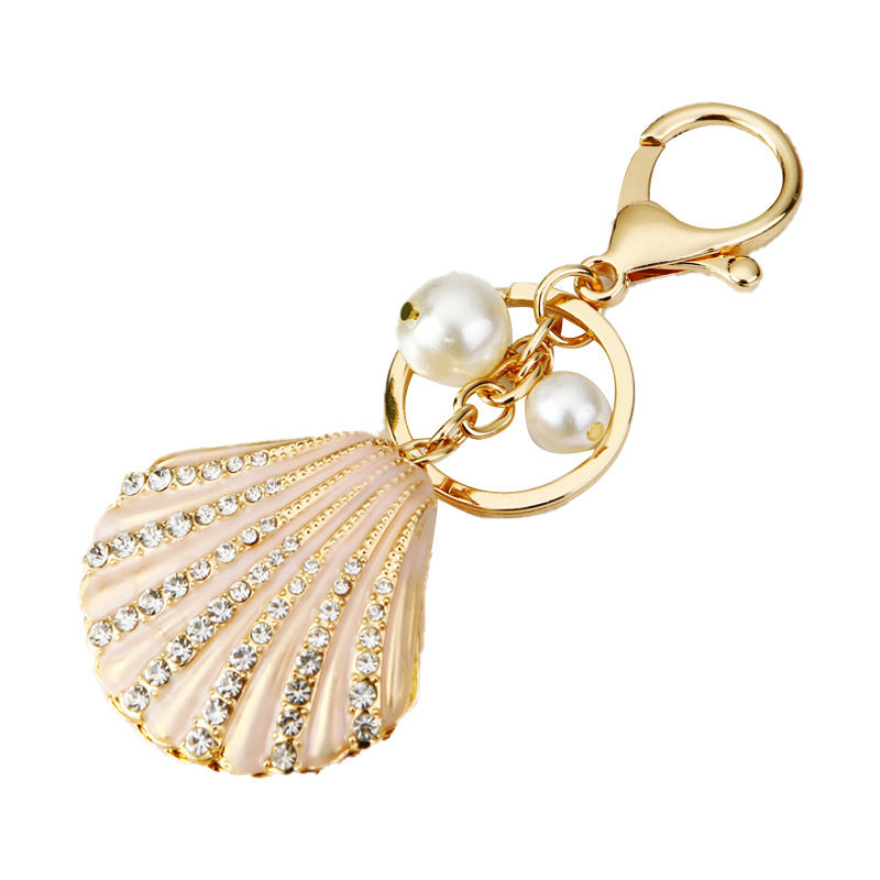 Rhinestone Pearl Shell Car Key Ring 334fd84c bddc 46bf b0e7 926b3ea52ba1