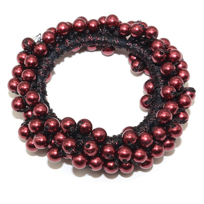 Handmade Crochet Rubber Band Hair Tie Pearl 335aabc9 5b17 4f4d 83ba c0b5da833a33