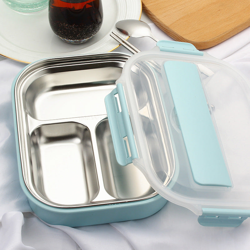 Stainless steel student lunch box 3360149619121