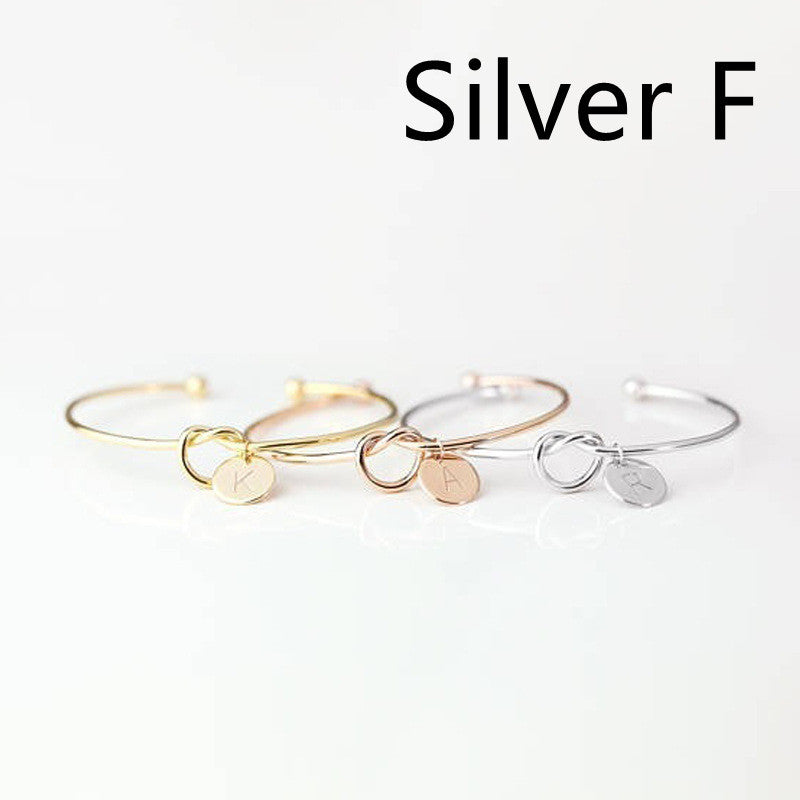 European And American Fashion Dead Knot Letter Bracelet 33605142 7a96 4566 882d 72c1601ac8f9