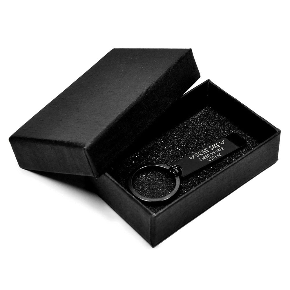 Be Safe Honey i Need You Here With Me Stainless Steel keychain 336690617545