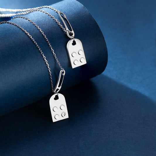 Puzzle Love Couple Trend Creative Clavicle Chain 336a55e9 0f66 471f 8b6f 0dc50dd8f751