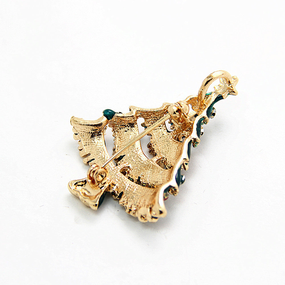 Christmas Tree Brooch Pin Women Girls Jewelry 337389344331