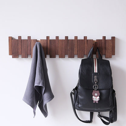 Clothes Hook Wall-mounted Entrance Hallway Hanger Punch-free Solid Wood Creative Keys Clothes 33746d81 1451 4825 8cb5 f0aebbf