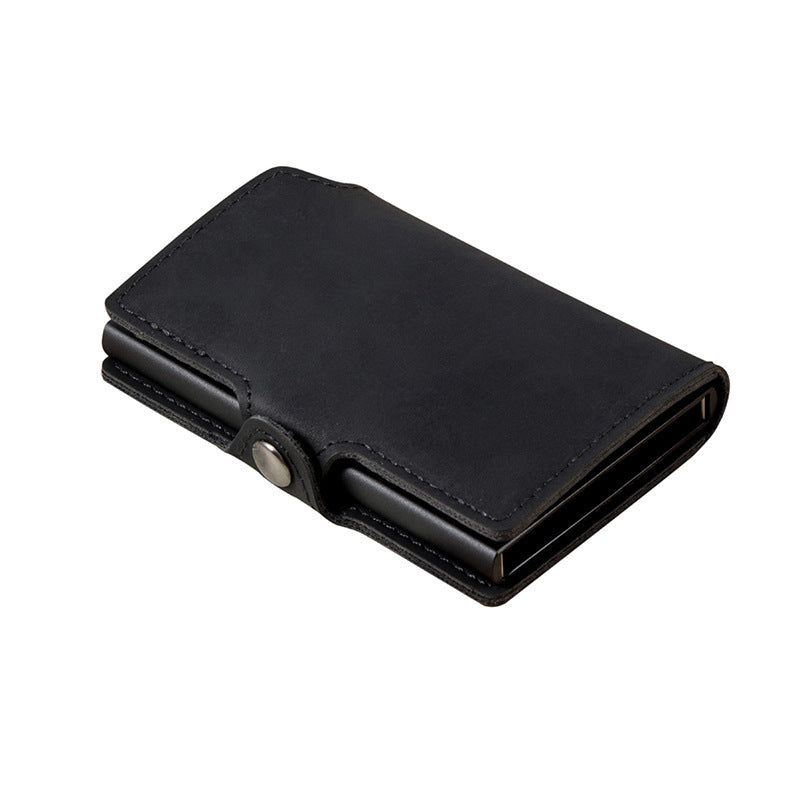 RFID ID Bank Card Holder PU Mini Metal Wallet 3375c598 c011 416f b51a 02f8da4708db