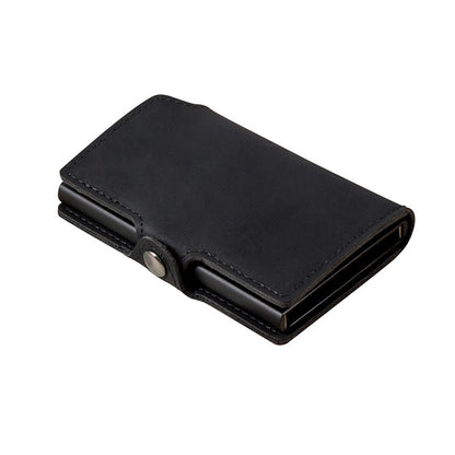 RFID ID Bank Card Holder PU Mini Metal Wallet 3375c598 c011 416f b51a 02f8da4708db