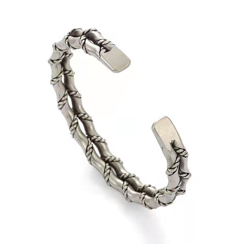 Hand-woven Double Bamboo Bracelet 33785c3c 63a1 4e69 a176 a822abe6b89f