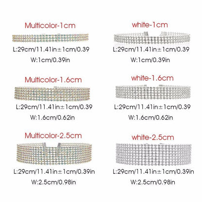 Fashion Women Full Crystal Rhinestone Choker Necklace Wedding Jewelry Chokers Necklaces For Women 3379398488586