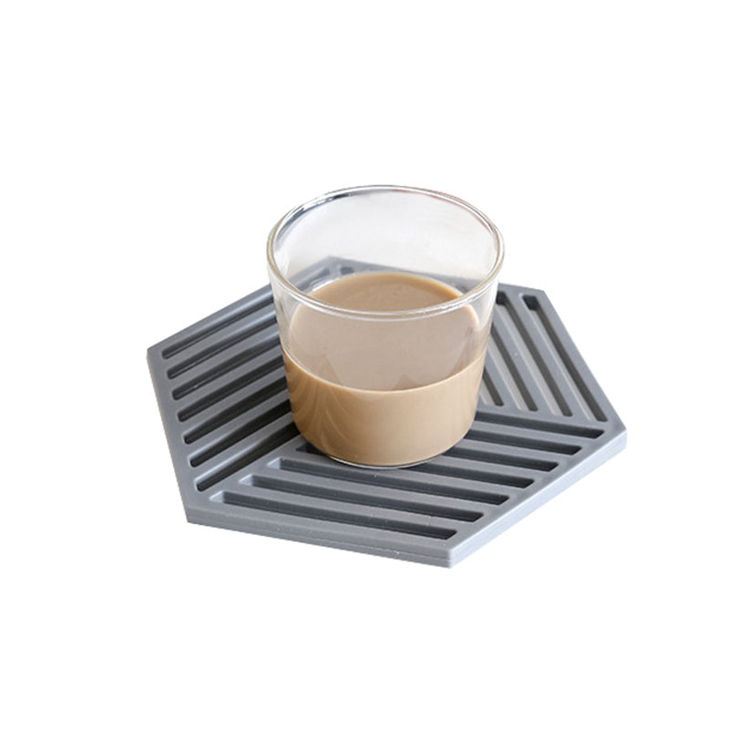 Hexagonal anti-scalding pot coaster 3382025772129