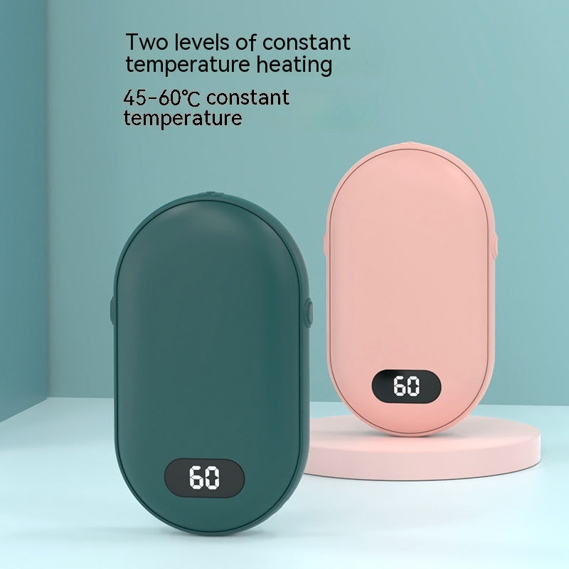 Pebble Hand Warmer Power Bank Two-in-one Portable - 图片 1
