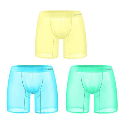 Transparent Ultra-thin Ice Silk Men's Boxer Sports Short-length Pants 3383a85f 1560 4f48 97b0 121457212165