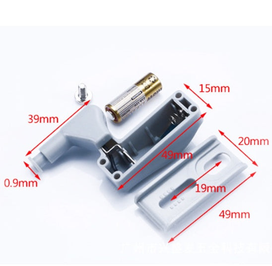 New Hot 10Pcs Unit Cabinet Cupboard Closet Hinge LED Light Lamp Emergency Helpful LED Sensor Light 33864762043965