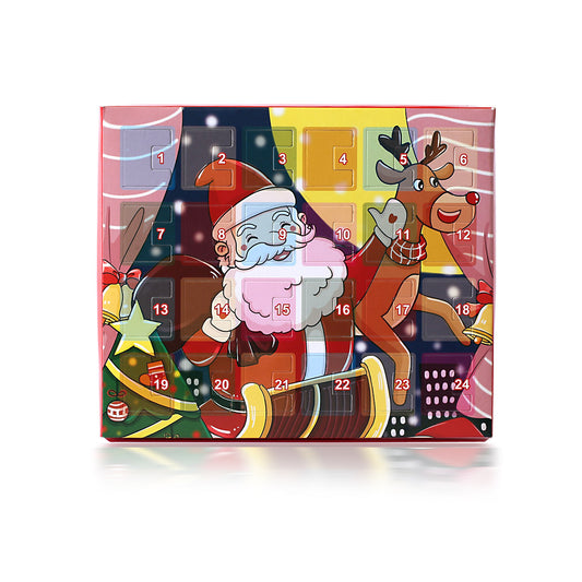 Christmas Advent Calendar Christmas Themed DIY Charm Jewelry Bracelet Necklace Making Kit for Girls 3387242531202