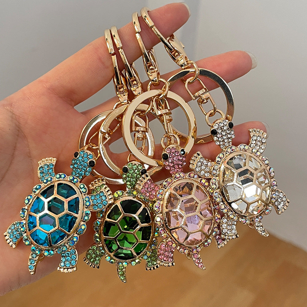 Color Diamond Metal Cute Turtle Car Key Ring 338cd533 8b00 452d b3e4 bf12b727cfc1