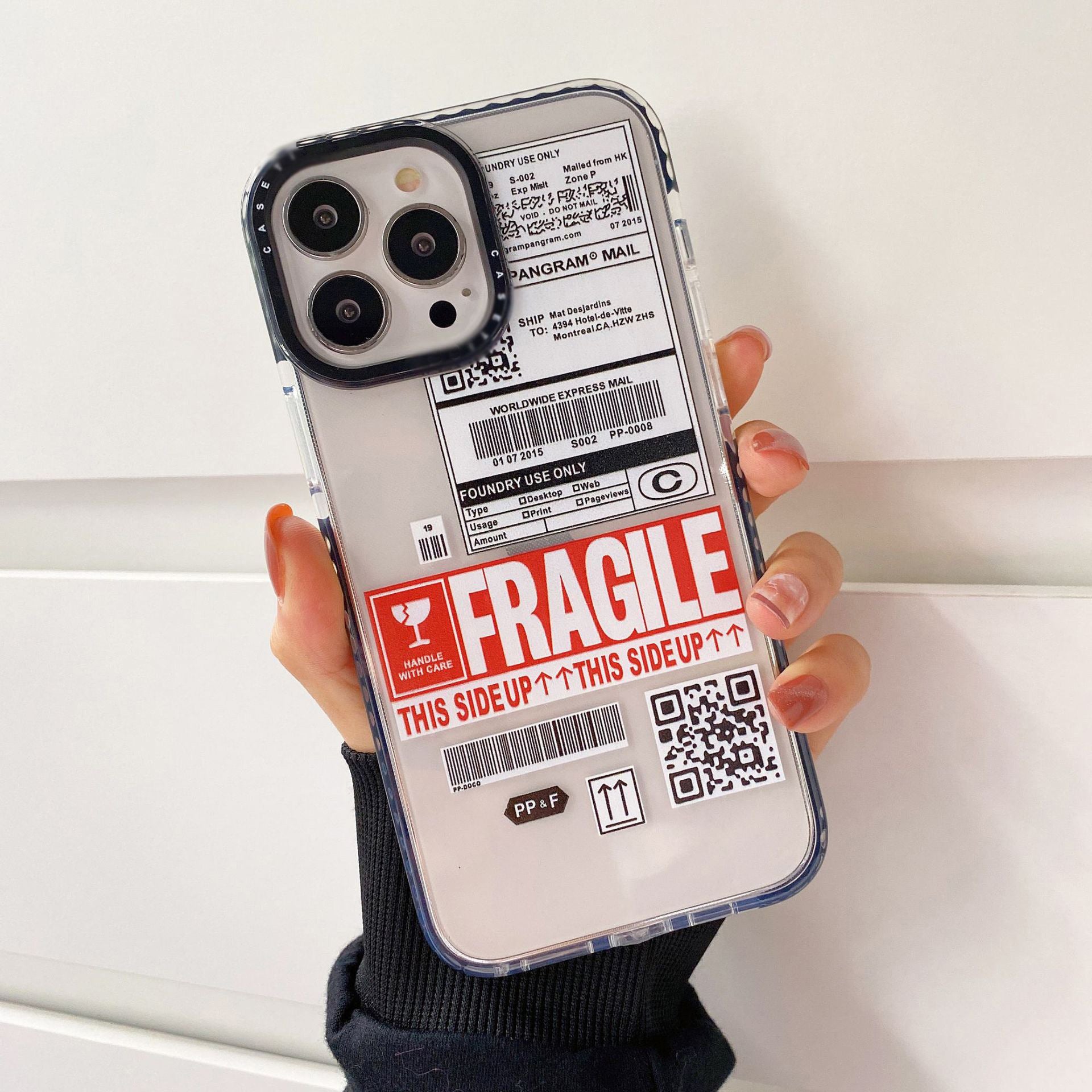 Travel Ticket Label Transparent Phone Case 338fed31 f73c 41eb a619 39e71fe6480d