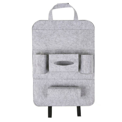 Auto Car Backseat Organizer Car-Styling Holder Multi-Pocket Seat Wool Felt Storage Multifunction Vehicle Accessories Bag 3393