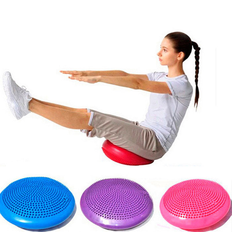Inflatable Foot Massage Ball Pad Fitness Exercise Equipment Yoga Balance Board 3394620445802