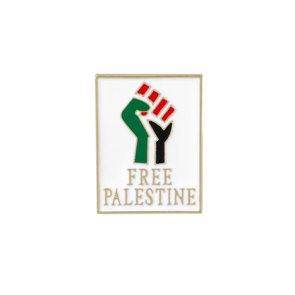 Fashion Simple Free Palestine Flag Brooch 339f0722 5e14 45a3 ba08 470af7508a04
