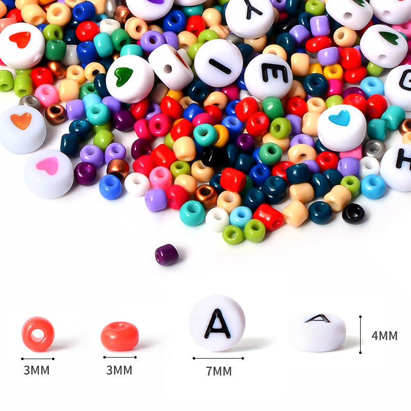 28 Grids 3mm Glass Rice Beads DIY Beaded Bracelet Material - HD Wireless Product #5
