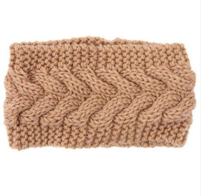 Women's Twist Needle Knitting Female Warm Crochet Wool Headband 33aff2d4 c94c 46bc 9a3f 1ca7469ee6f4