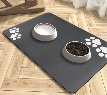 Pet Diatom Ooze Floor Mat Dogs And Cats Eating Mat Spill-proof Waterproof Quick-drying Placemat 33b1e2af d8e1 43e9 8ba2 4c991