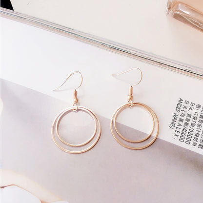 Metal Double-layer Geometric Small Circle 33d8e721 9092 4d08 b5aa fd492625a607