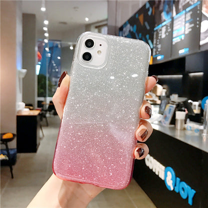 Compatible with Apple, Glitter Bling Silicone Case for iPhone 3401456747671