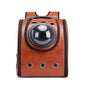 Leather pet carry backpack capsule 3406148179668