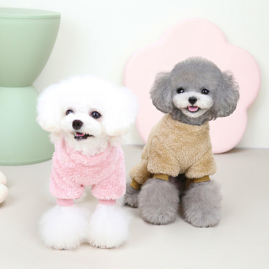 Pet Clothes Dog New Tricolor Pull Loop Four Leg Sweater Winter Keep Warm 34139694 257a 40e1 90e2 ba93c5c55364
