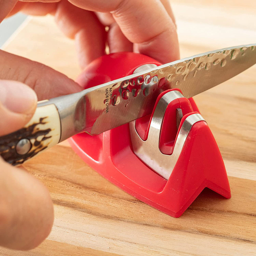 Knife Sharpener Mini Quick Kawaii Kitchen Accessories Portable Two-stage Mouse Sharpening Stone Kitchen Supplies 3414374a 0b1
