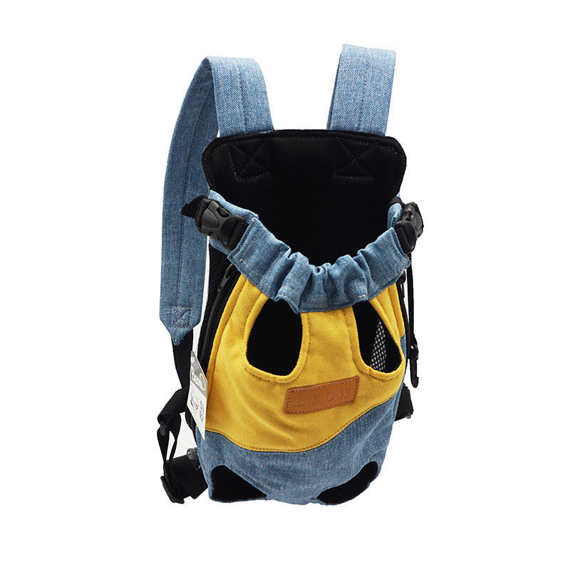 Portable Breathable Comfortable Pet Four-leg Canvas Backpack 3419ccd4 00ff 4217 be3b f2378789a40b