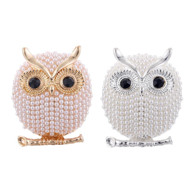 Owl brooch with glasses 342551742733