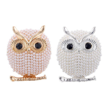 Owl brooch with glasses 342551742733