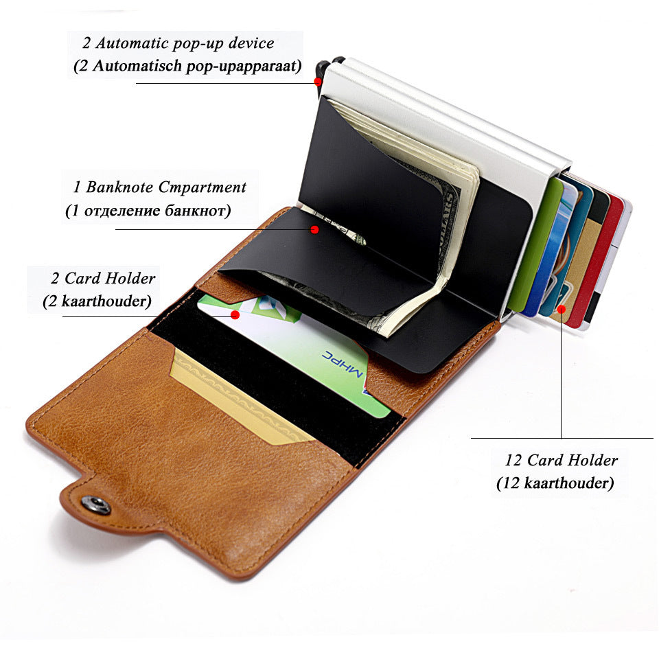 Aluminum PU wallet 3426116566125