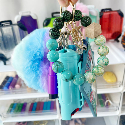 Beaded Card Bag Wool Ball Bottle Opener Finger Tiger Key Self-defense Key Buckle Set 34289961 2526 4575 a15b 5dd8e2a162f1